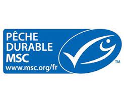 MSC (Marine Stewardship Council)
Le label MSC garantit que votre poisson a été pêché d'une manière responsable, en laissant s