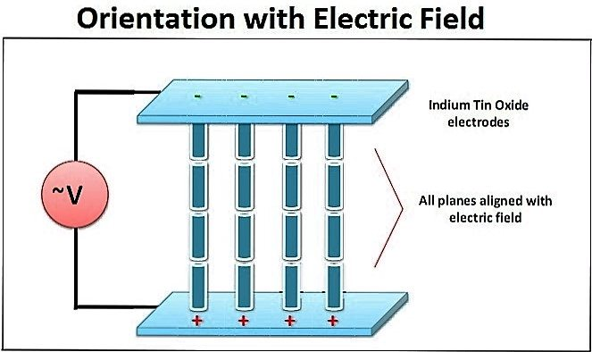 Electric Fields in LCDs (for monitors and other electronic devices):