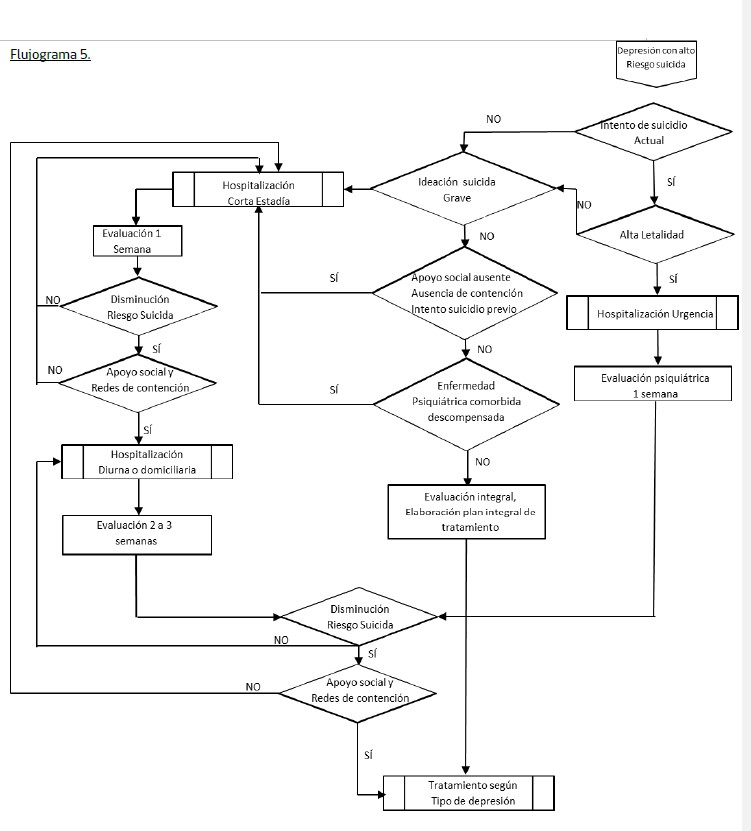 Depresión con alta suicidalidad