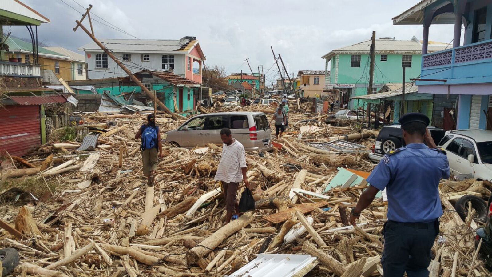 Hurricane Maria destruction