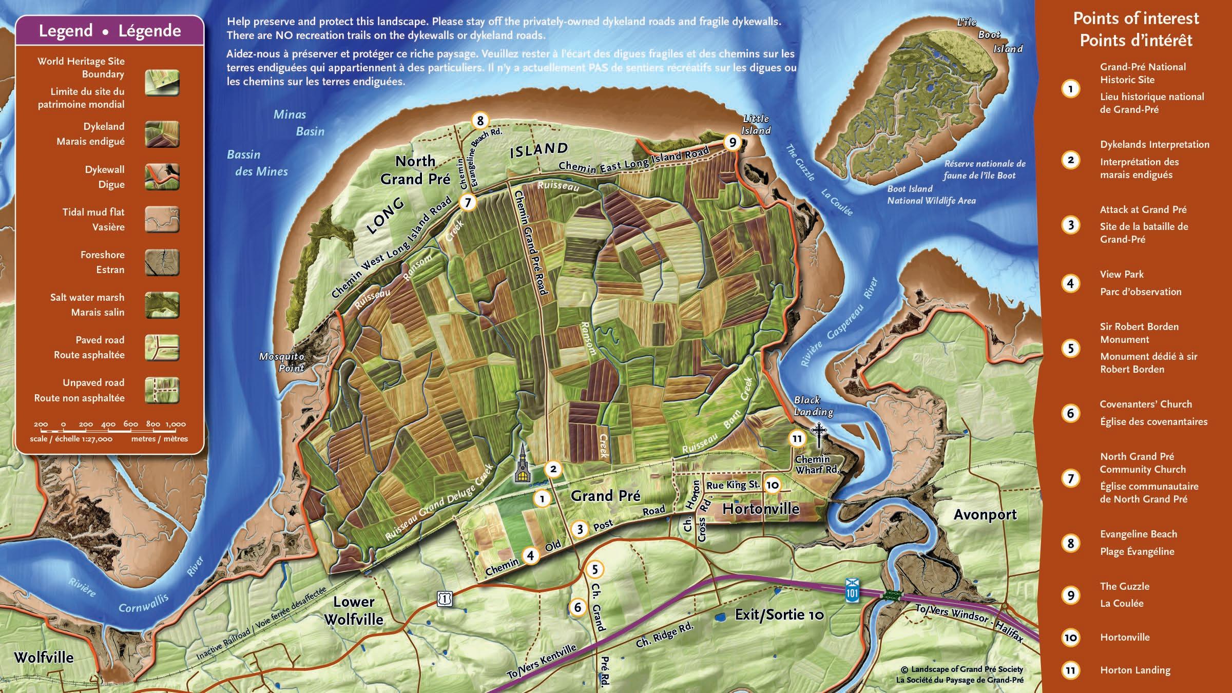 Landscape of Grand Pre Map