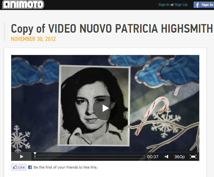 Video/Slideshow su Animoto