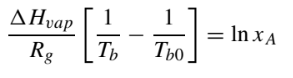 Elevated boiling point of slns(7.5.3)