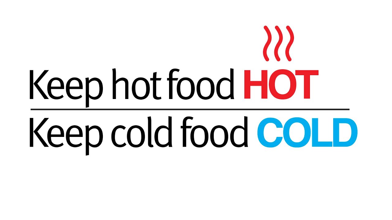 not leaving out temperature-sensitive foods out in the kitchen.