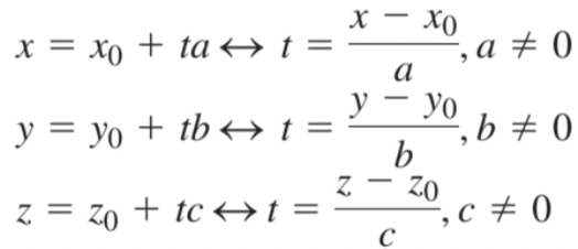 - For the first time we are introduced to Symmetrical Equation of Lines in R3