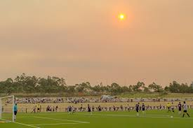 Good weather for soccer is around 15-24 degrees C. This is because it allows you to not overheat and its also warm enough to 