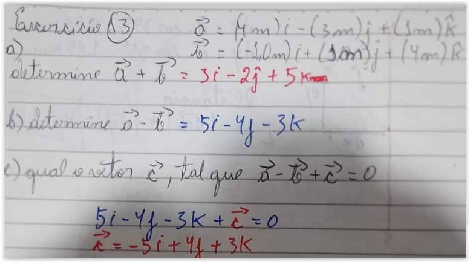 A única maneira de somar dois vetores e eles se anularem é se um for oposto do outro.