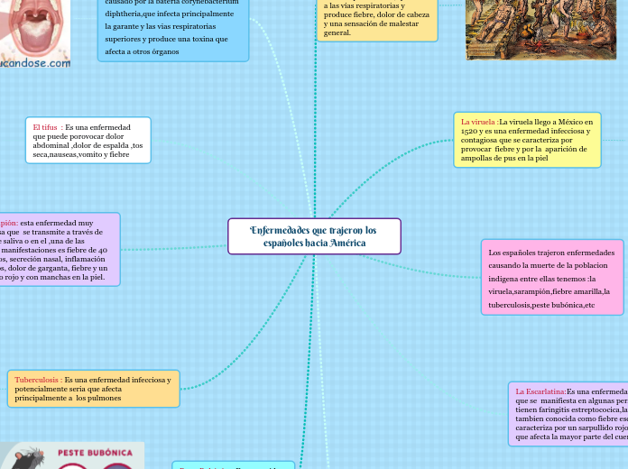 Enfermedades que trajeron los españoles hacia América