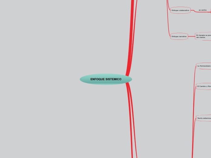ENFOQUE SISTEMICO - Mapa Mental