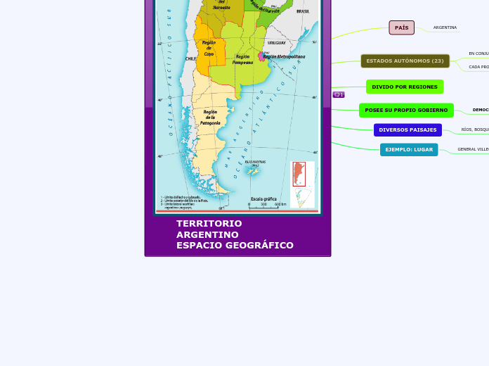 TERRITORIO ARGENTINO     ESPACIO GEOGRÁFICO