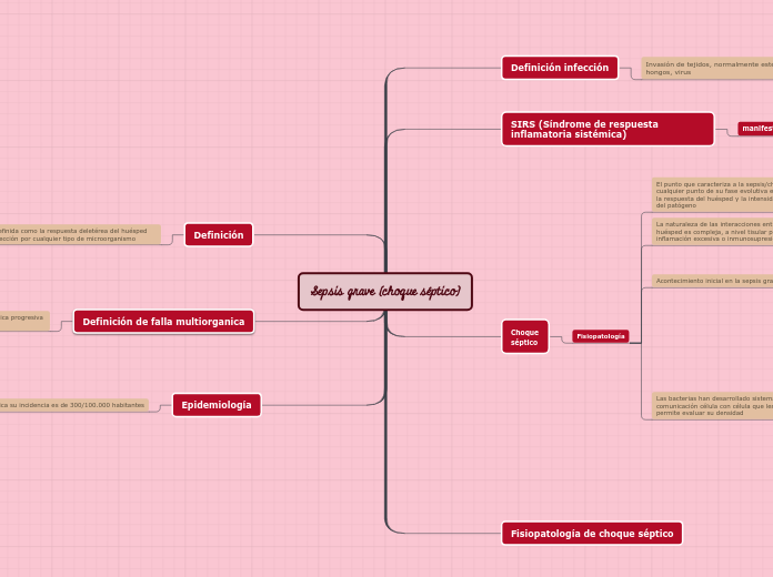 Sepsis grave (choque séptico)