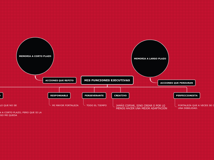 MIS FUNCIONES EJECUTIVAS - Mapa Mental