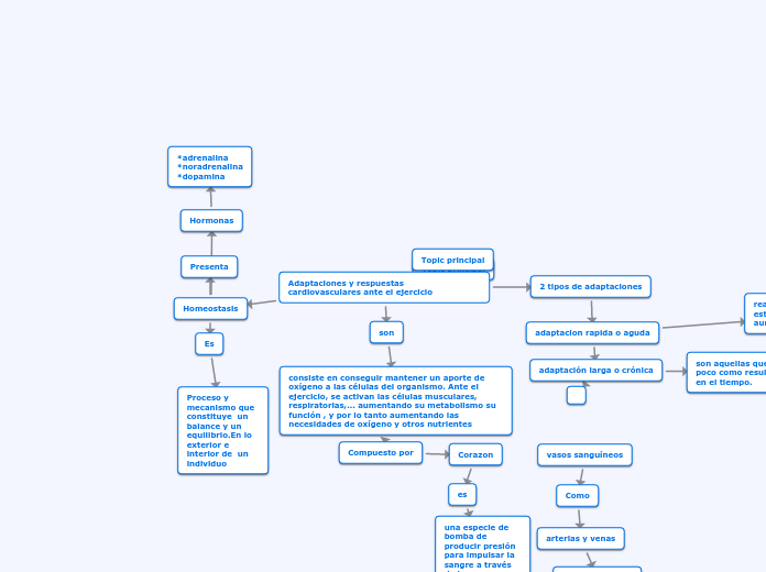 Adaptaciones y respuestas  cardiovascul...- Mapa Mental