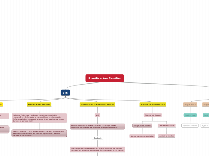 Planificacion Familiar - Mapa Mental