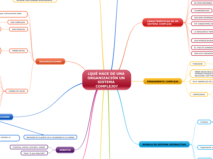 ¿QUÉ HACE DE UNA ORGANIZACIÓN UN SISTEMA COMPLEJO?