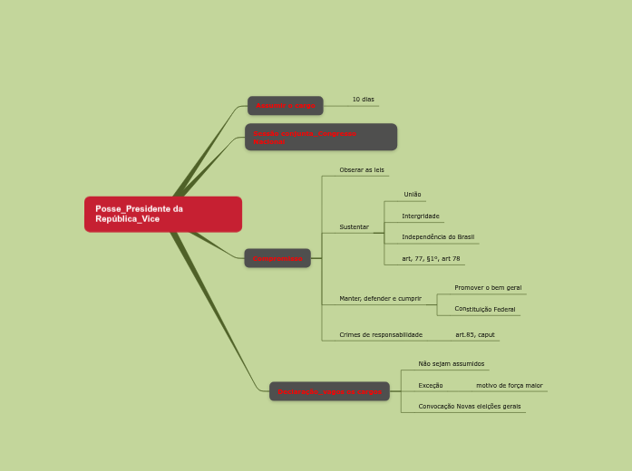 Constitucional_Poder Executivo_Posse Presidente e Vice Constitucional_Poder Executivo_Posse Presidente e Vice