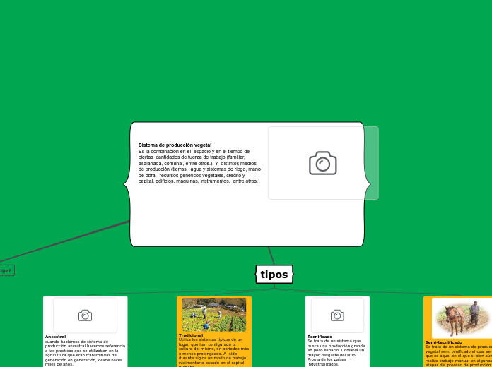 Sistema de producción vegetal
Es la com...- Mapa Mental