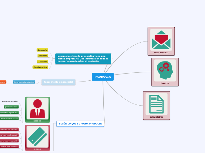 PRODUCIR - Mapa Mental