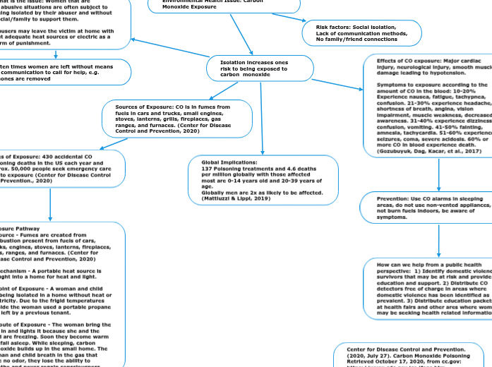 Environmental Health Issue: Carbon Monoxide Exposure Environmental Health Issue: Carbon Monoxide Exposure