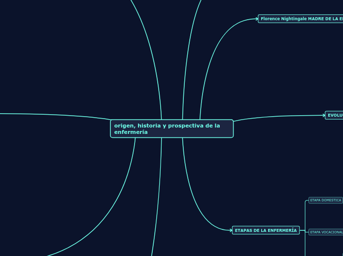 Origen Historia Y Prospectiva De La Enfer Mind Map