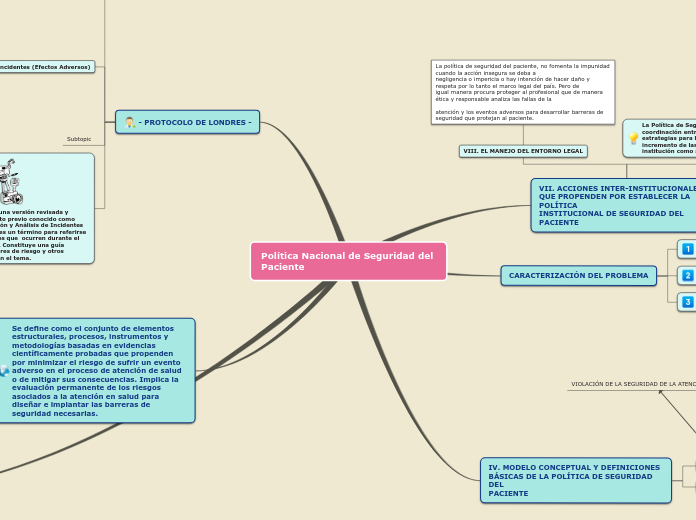 Política Nacional de Seguridad del Paci...- Mapa Mental
