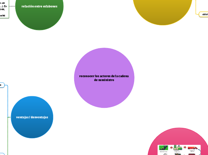 reconocer los actores de la cadena de suministro