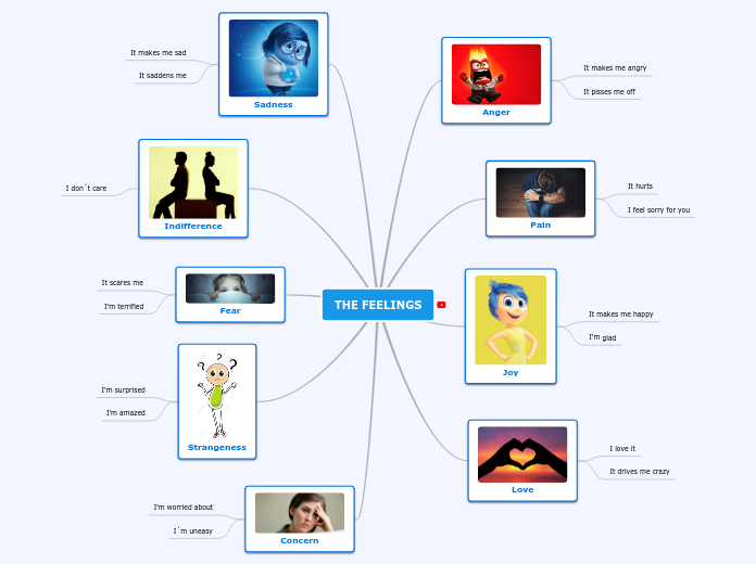 THE FEELINGS - Mind Map