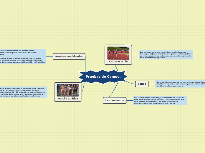 Pruebas de Campo. - Mapa Mental