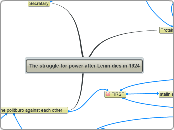 The struggle for power after Lenin dies in...- Mind Map