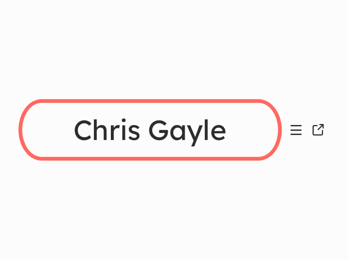 Chris Gayle - Mind Map