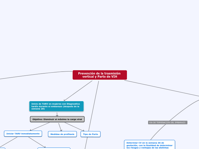 Prevención de la trasmisión vertical y ...- Mapa Mental