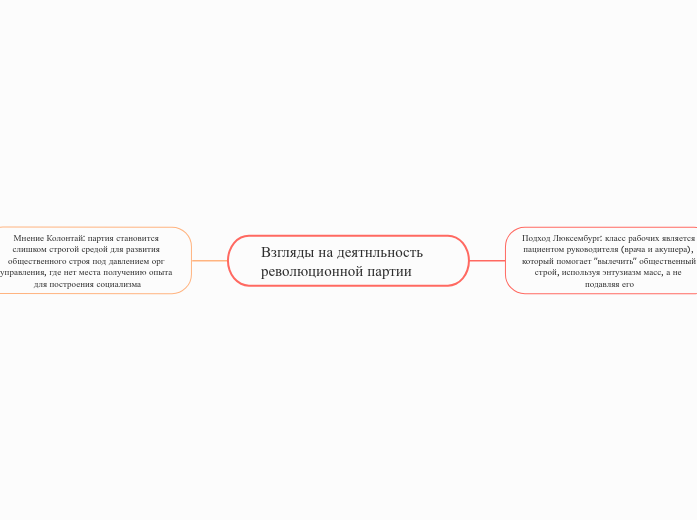 Взгляды на деятнльность революционной партии