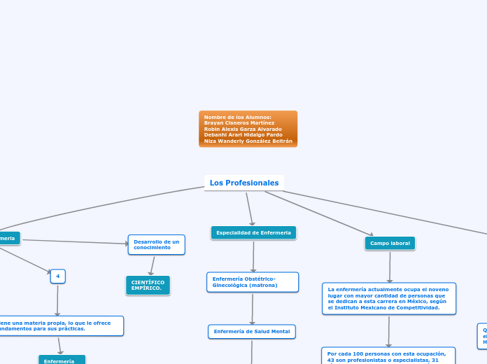Los Profesionales - Mapa Mental