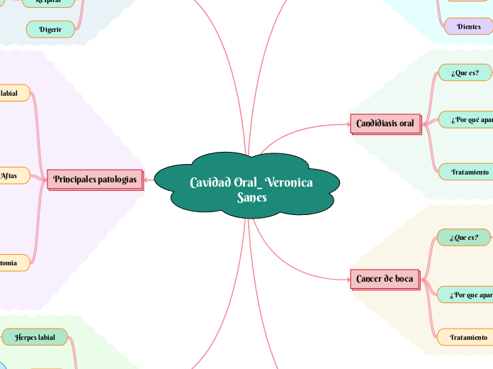 Cavidad Oral_ Veronica Sanes - Mapa Mental