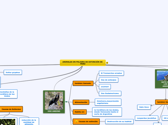ANIMALES EN PELIGRO DE EXTINCIÓN DE PERÚ