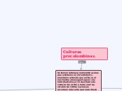 Culturas precolombinas. - Mapa Mental