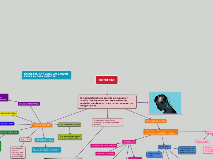 SUICIDIO - Mind Map