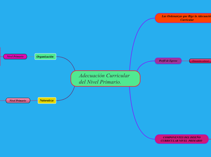 Adecuación Curricular del Nivel Primari...- Mapa Mental