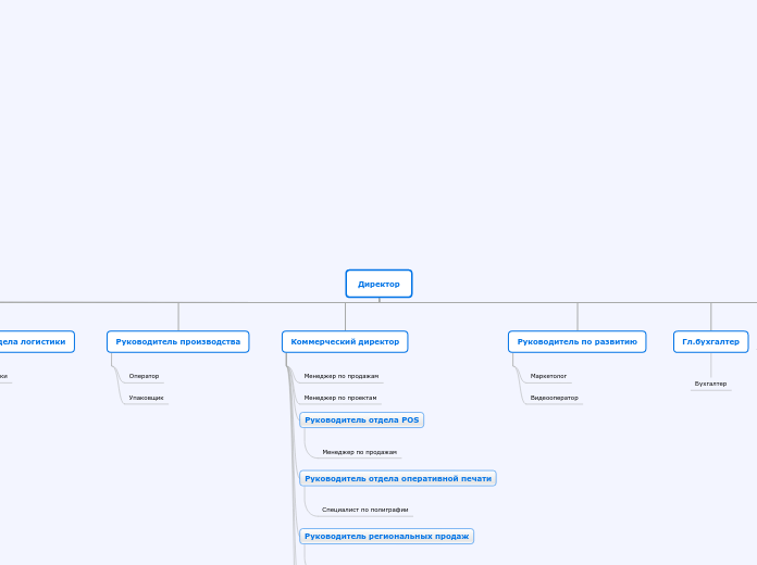 Директор - Мыслительная карта
