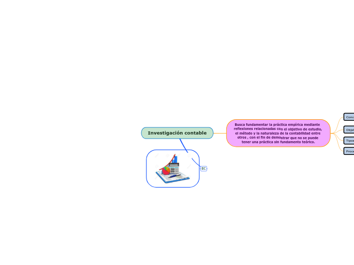 Organizador Grafico Investigacion Contable Mind Map