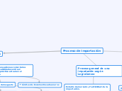 Proceso de importación - Mapa Mental