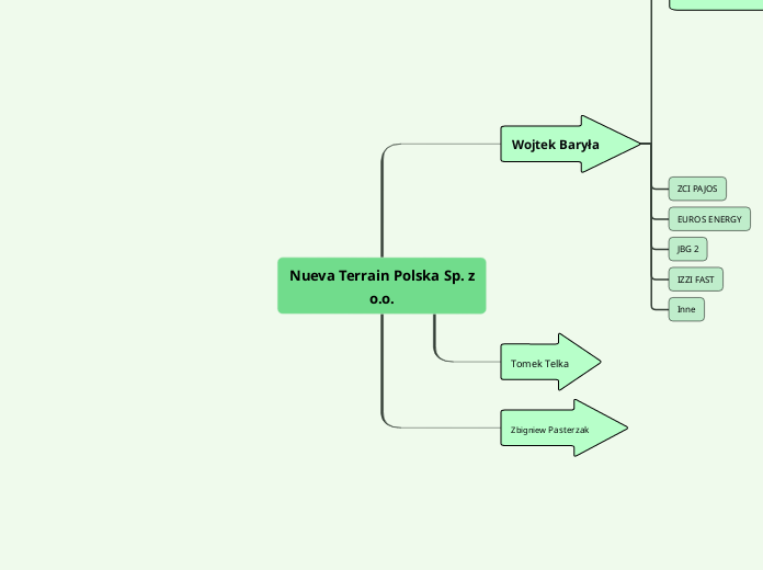  Nueva Terrain Polska Sp. z o.o. - Mind Map