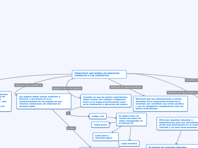 PRINCIPIOS QUE RIGEN LOS NEGOCIOS JURÍDICOS O LOS CONTRATOS