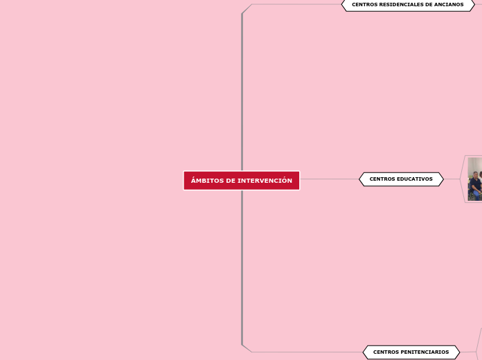 Ambitos de intervención - Mapa Mental