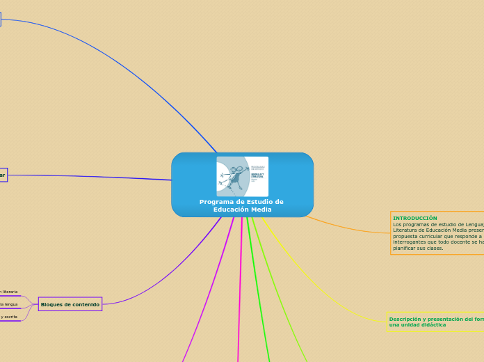 Programa de Estudio de Educación Media - Mapa Mental