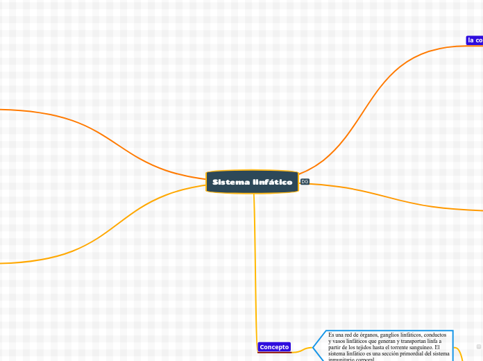 Sistema linfático - Mapa Mental