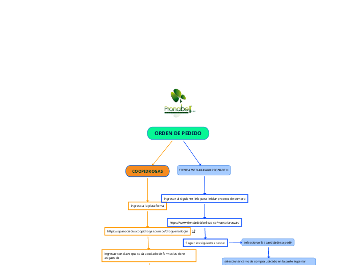 ORDEN DE PEDIDO - Mapa Mental