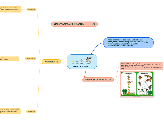 FOOD CHAIN :D - Mind Map