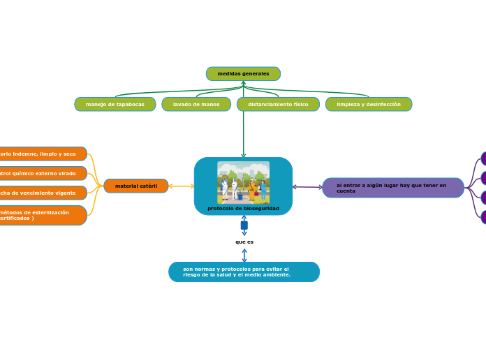 protocolo de bioseguridad - Mind Map