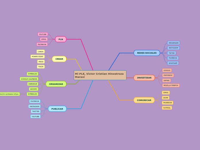 Mi PLE, Victor Cristian Hinostroza Ma...- Mappa Mentale